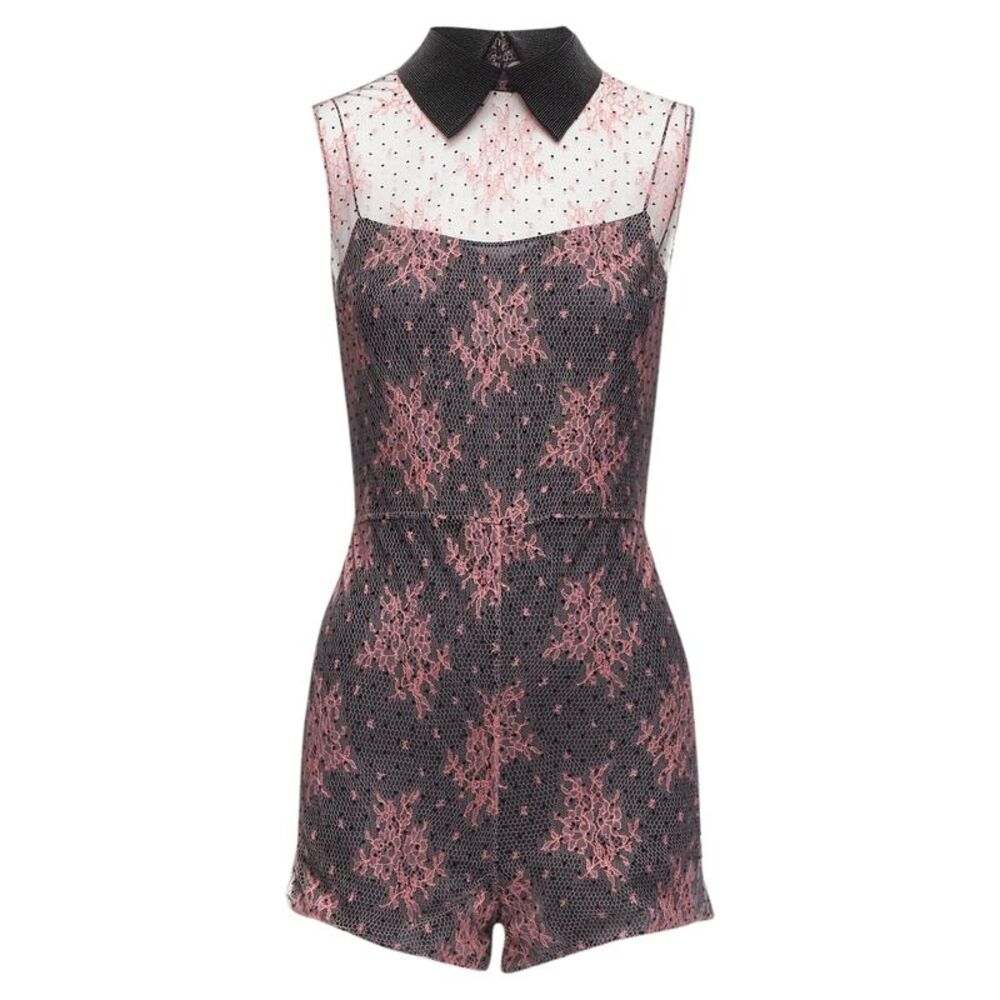Christian Dior lace overlay playsuit romper